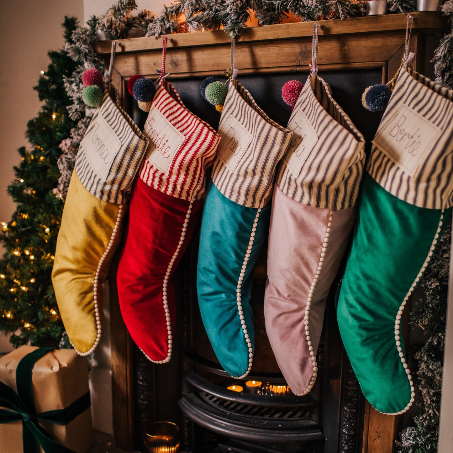 Personalised Velvet Christmas Stockings