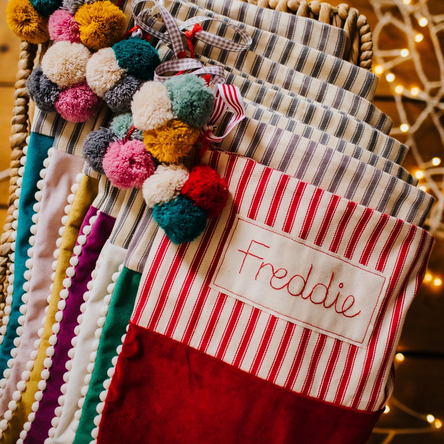Personalised Velvet Christmas Stockings
