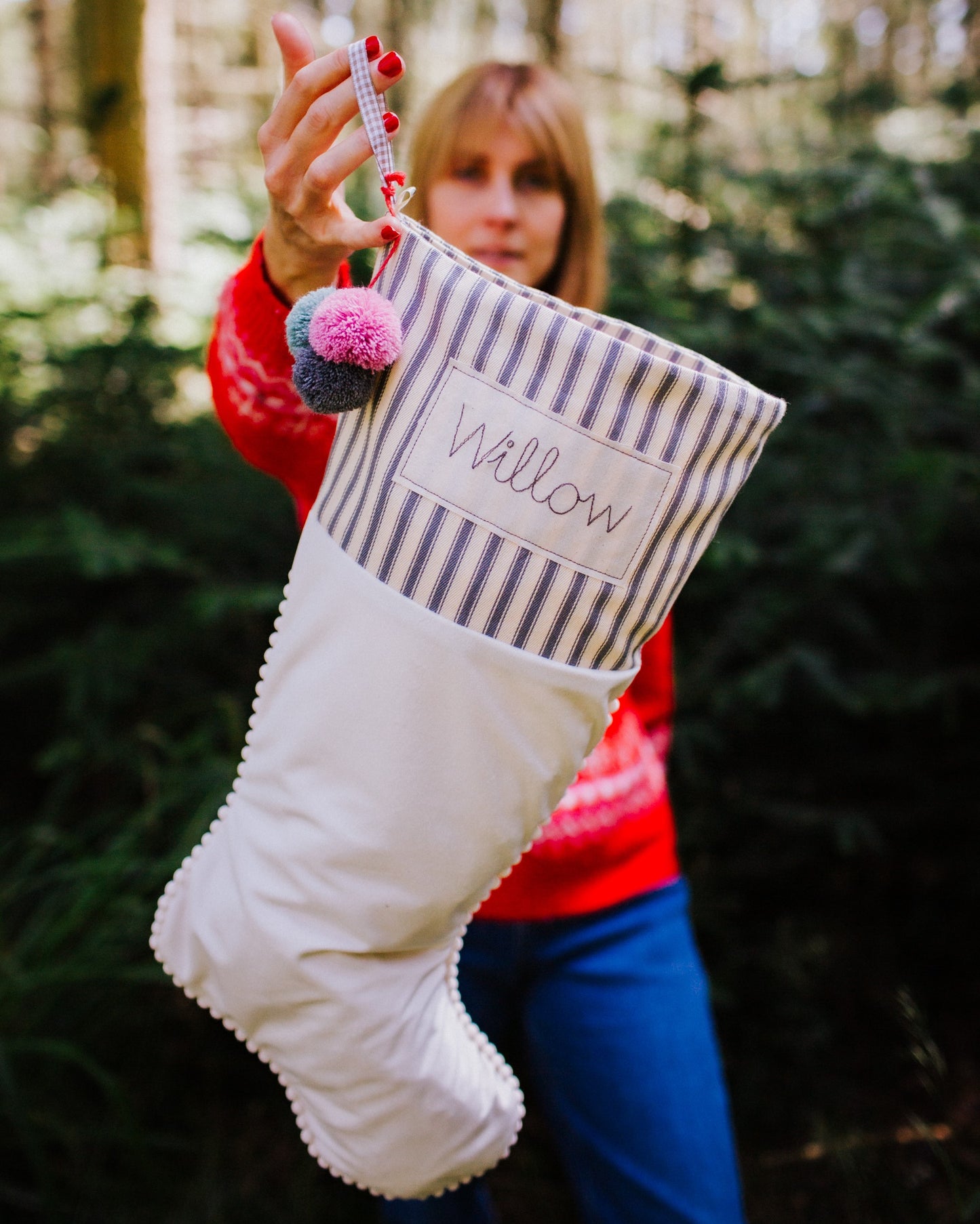 Personalised Velvet Christmas Stockings