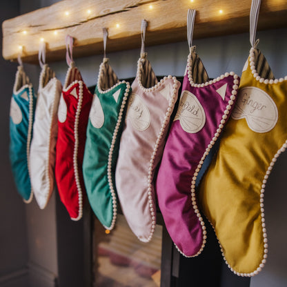 Personalised Cat Christmas Stockings
