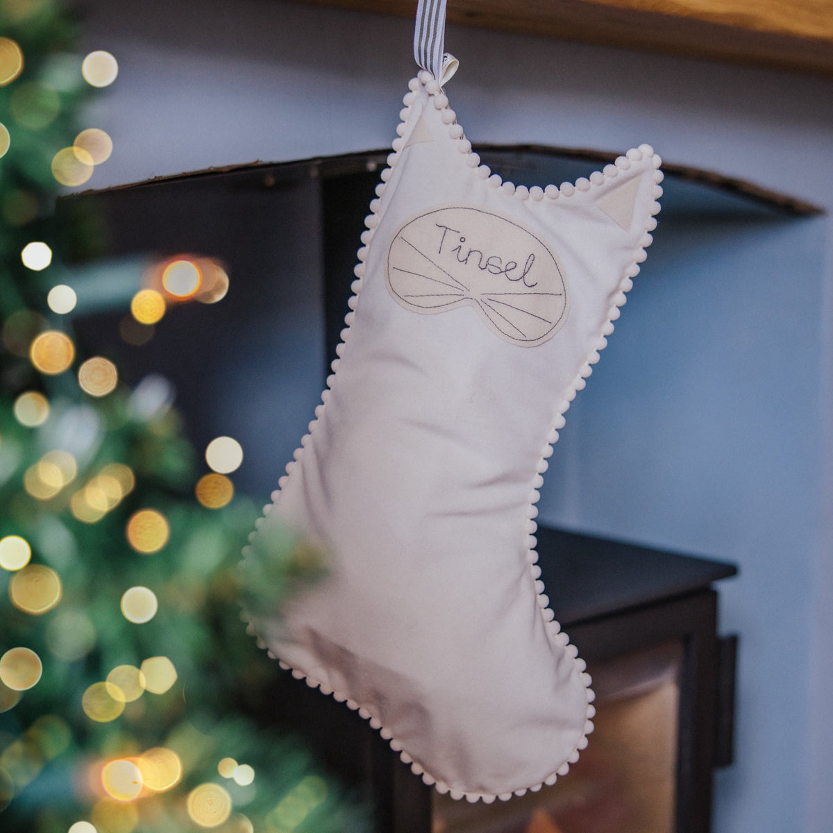 Personalised Cat Christmas Stockings