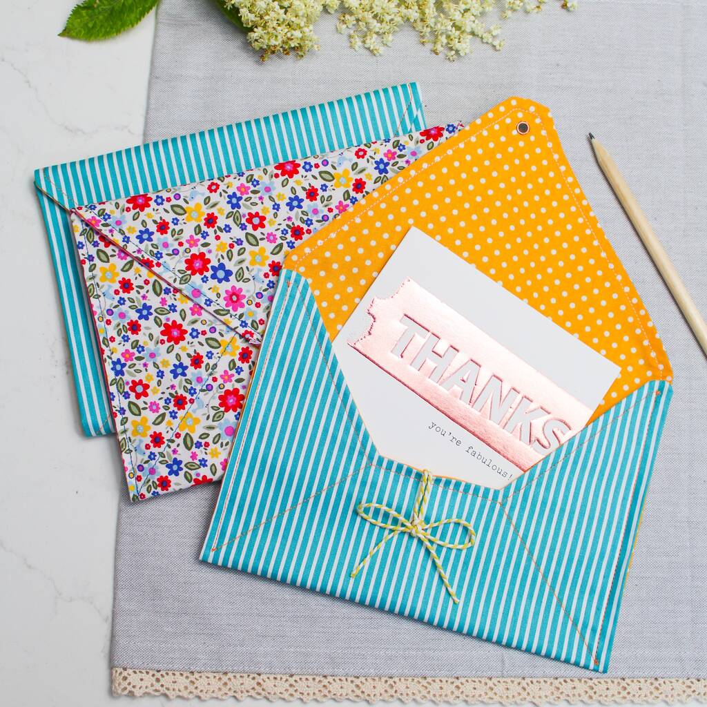 Personalised Teacher Fabric Envelope - By Alex