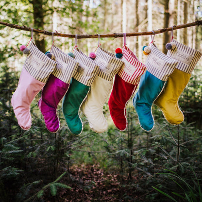 Personalised Velvet Christmas Stockings